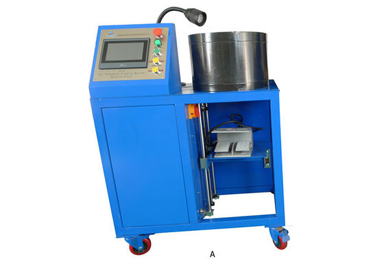 Máquina que prensa de la manguera hidráulica de 380 V para la reparación de la amortiguación de aire con resorte del amortiguador de choque de la suspensión del aire del coche