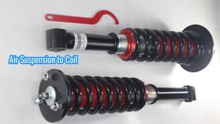 2006-2013 Range Rover Sport LR3 LR4 L320 Kit de conversión de suspensión de aire a resorte helicoidal