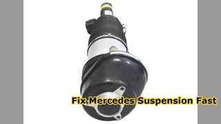 Reparación de amortiguador de suspensión neumática trasera Mercedes Clase S W221 W216
