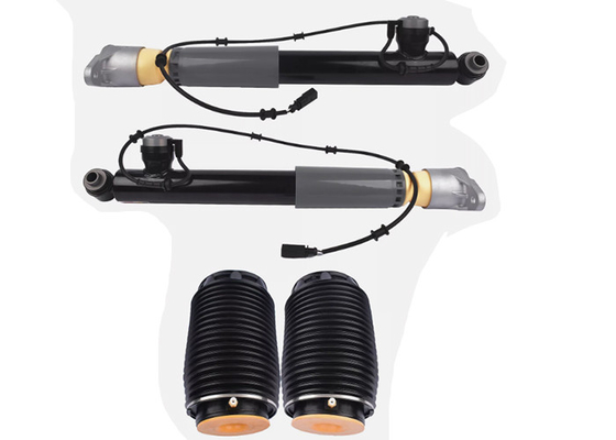 55411 3N510 55320-3M550 Rear Shock Struts w/ Electric & Air Spring Bag Set para el Hyundai Equus 2011-2016