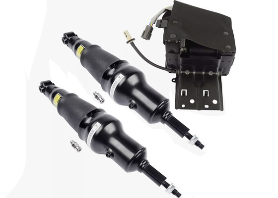 53400 1LA4A 53400 1LA4B Para Nissan Armada 2017-2020 Infiniti QX56 QX80 2011-2017 Choques de suspensión de aire trasero + bomba del compresor de suspensión de aire.