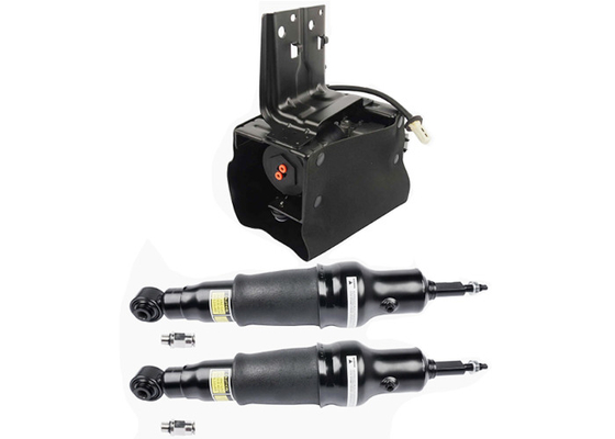 53400 1LA4A 53400 1LA4B Para Nissan Armada 2017-2020 Infiniti QX56 QX80 2011-2017 Choques de suspensión de aire trasero + bomba del compresor de suspensión de aire.